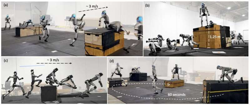 AI Enables Humanoid Robot Parkour