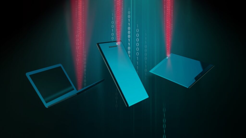 Light-based wireless system delivers high-speed data to multiple devices using optical links (representational image).