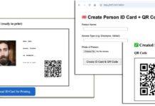 I Turned Raspberry Pi into a QR Code based Entry System with Auto ID Cards qr based entry system with raspberry pi