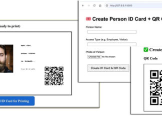 I Turned Raspberry Pi into a QR Code based Entry System with Auto ID Cards qr based entry system with raspberry pi