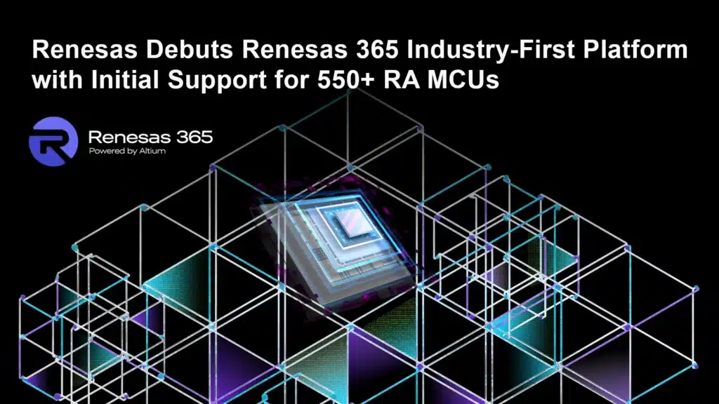 Renesas Announces General Availability of Renesas 365