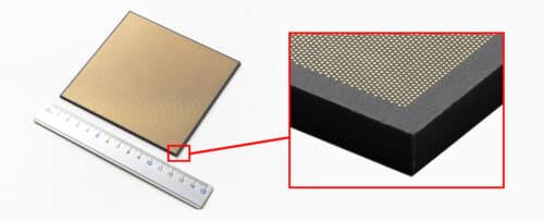 multilayer ceramic core substrate for advanced semiconductor packaging

(via diameter: 75µm, via pitch: 200µm)

