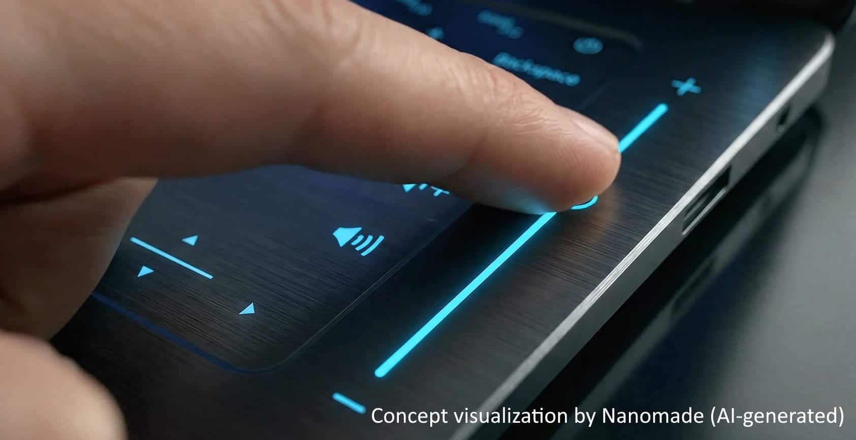 Transparent Interfaces with Built-In Touch and Force Sensing
