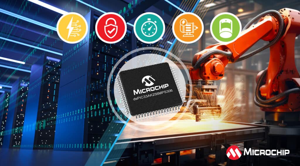 Microchip Expands dsPIC33A DSC Family for High-Density AI Data Center Power, Complex Motor Control and Intelligent Sensing