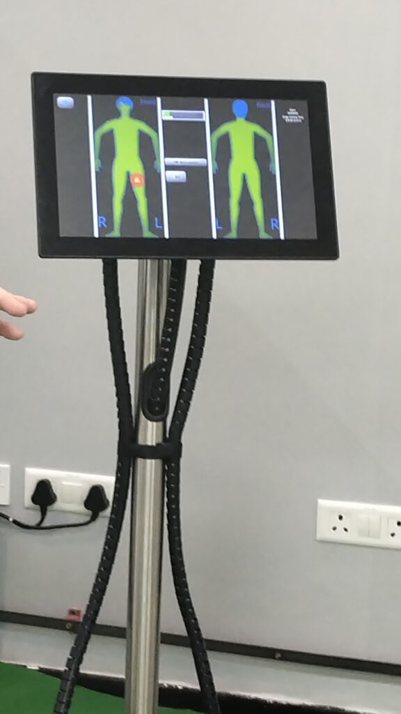 Detection outputs mapped on a central dashboard