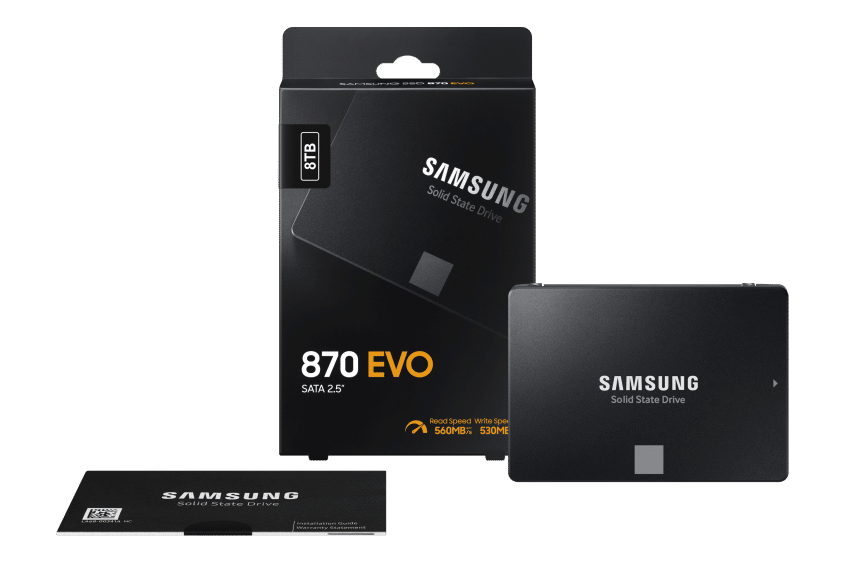 Samsung brings an 8TB model to its popular 870 EVO SATA III line-up