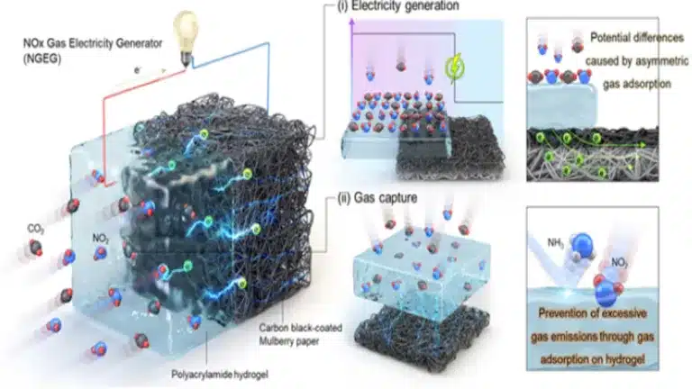 The working principle of the GCEG. Image credit: Energy Environ. Sci., 2026,19, 2149-2160