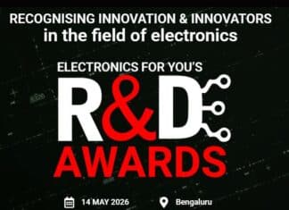 Electronics R&D Awards in India at India Electronics Week (IEW) ELECTRONICS FOR YOU’S R&D Awards