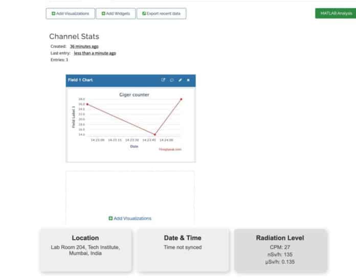 This IoT Project Tracks Nuclear Radiation Live