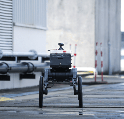 The “Autonomous Transformable Wheel-legged Inspection Robot HazardBot,” developed by the Hong Kong Productivity Council and partners, has won the Bronze award at the global Edison Awards, supported by the Innovation and Technology Fund. By integrating edge AI, a transformable design, and precise navigation in signal-denied environments, HazardBot enhances safety and efficiency in high-risk nuclear power inspections.