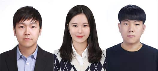 (From left) KU Professor Koo Ja-hyun (corresponding author), Sung Da-eun (first author, master’s student at KU), and Han Seung-hun (second author, student in integrated master-doctoral degree programs at KU).