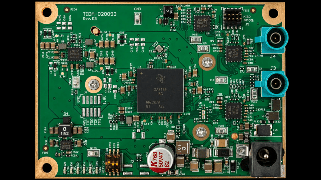 A fully assembled board has been developed for testing and performance validation only, and is not available for sale.