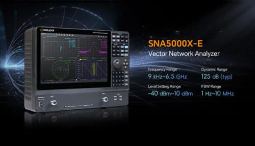 Siglent Launches SNA5000X-E Vector Network Analyzer