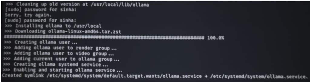 Installing the ollama on Raspberry Pi  

