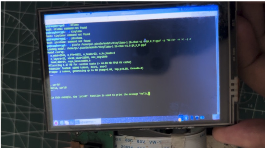 Running Local LLM using ollama on Raspberry Pi