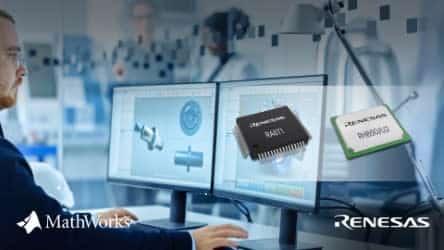 MathWorks Launches New Renesas Hardware Support Packages to Enable Rapid Prototyping of Embedded Systems for Automotive and Industrial Engineers