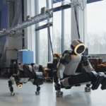 Humanoid Robot Gymnast Sticks the Handstand 