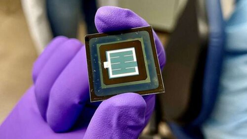 Industrial-scale production of perovskite photovoltaics: Researchers develop a scalable process. Credit: Alexander Diercks, KIT