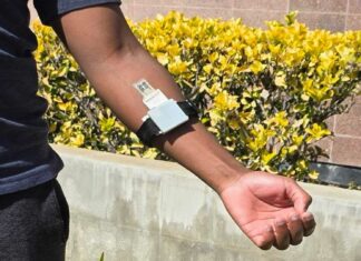 Battery-Free Sweat Sensor Tracks Health