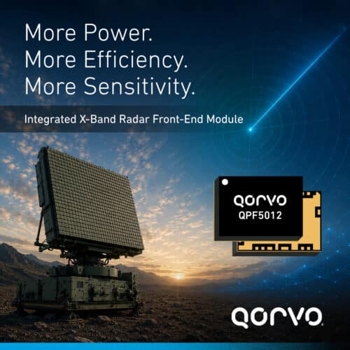 Qorvo Advances X-Band Radar Performance with a More Efficient and Sensitive Compact Front-End Module