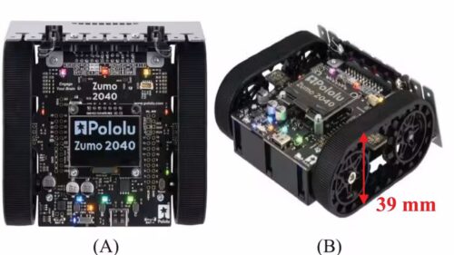 The Pololu Zumo 2040 robotics platform 