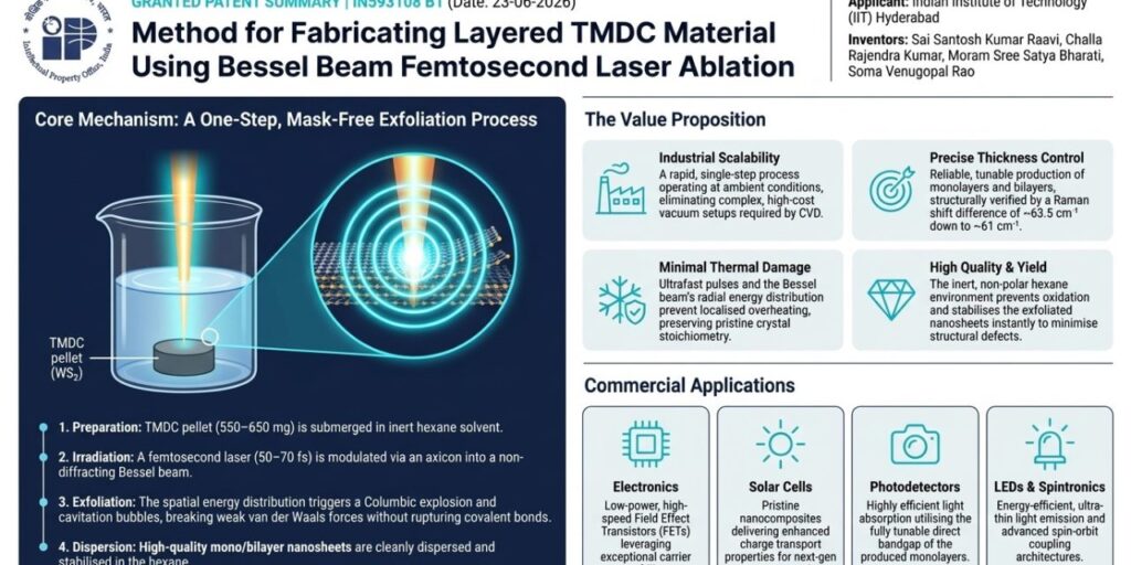 Breaking Barriers at Femtosecond Speed: UoH and IITH Teams Granted Joint Patent for Advanced Nano-Material Fabrication