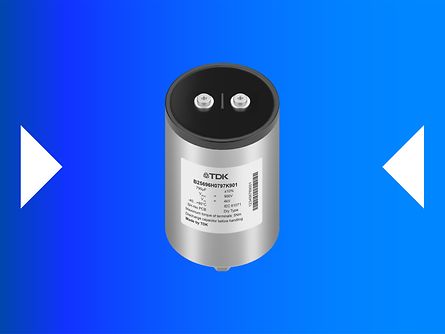 TDK presents DC-link capacitors with ultra-low inductance for SiC-based power electronics