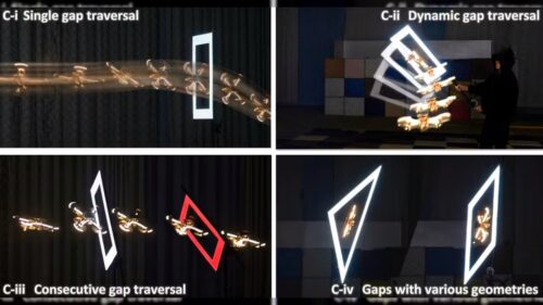 This drone can zoom through some very tight spaces (Photo Credit: T. Wu et al.)