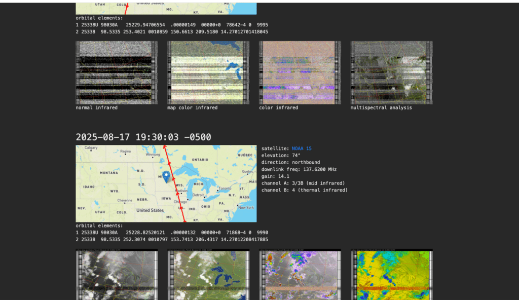 Satellite image preview webpage with AWS S3 bucket