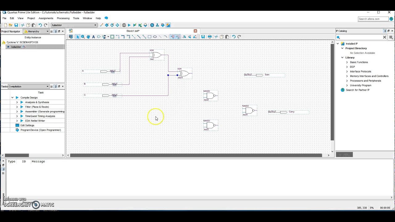 Quartus Prime: From Idea to FPGA Hardware