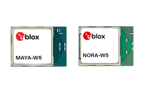 u-blox announces MAYA-W5 and NORA-W5, its new reliable Wi-Fi 6 modules for cost-conscious applications