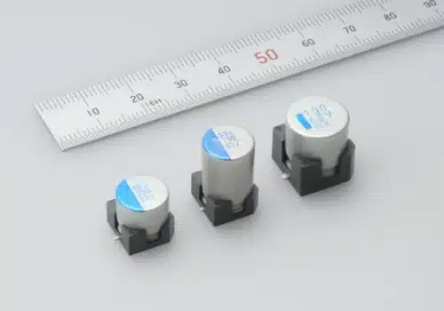 TAIYO YUDEN Commercializes the HVX (-K) and HTX (-K) Series of Conductive Polymer Hybrid Aluminum Electrolytic Capacitors Capable of Handling Large Currents and High Voltages