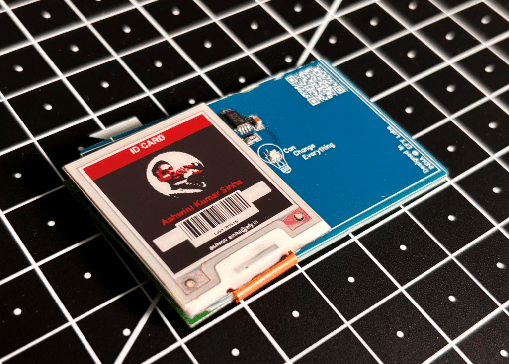 Batteryless NFC ID Card