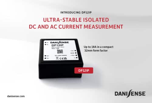 New small DP12IP series current transducer from Danisense delivers ppm-class precision