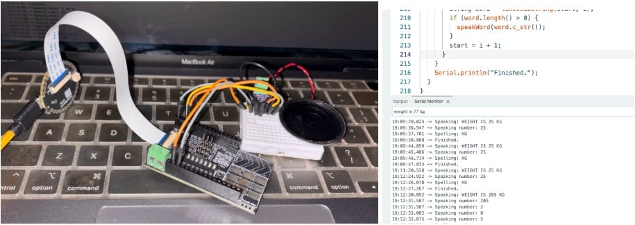 Offline Text-to-Speech for ESP32 using IndusBoard and a speaker