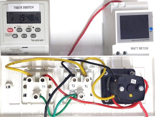 Internal wiring of Heater Sockets and Rotary Switch box