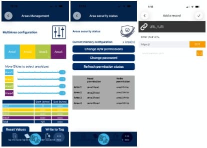 NFC app programming the NFC IC