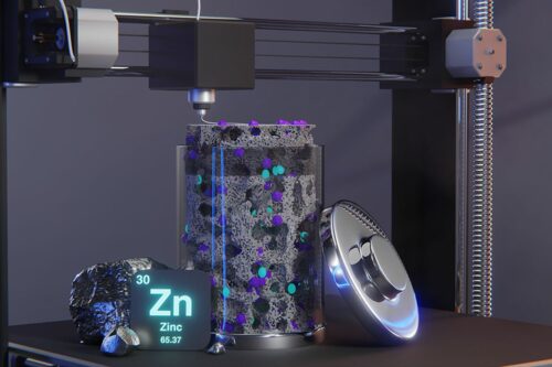 A UCLA-led research team developed a 3D-printed electrode with a hollow structure that expanded the capacity of hybrid zinc-ion energy storage devices