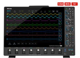 High-resolution oscilloscope series