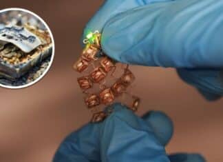 Moisture-powered battery destroys itself to protect sensitive electronics