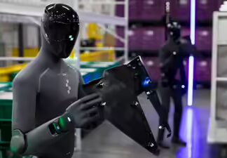 Humanoid Robot Takes On Factory Logistics