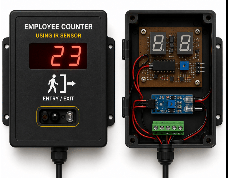 Employee counter project prototype
