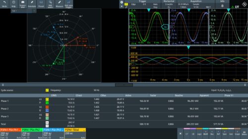 Rohde & Schwarz presents new software for three-phase power analysis on MXO series oscilloscopes