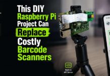 DIY Raspberry Pi barcode scanner