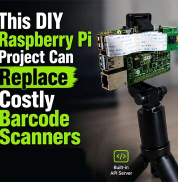 DIY Raspberry Pi barcode scanner