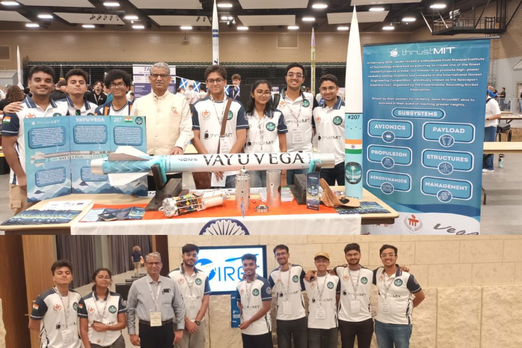 MIT Manipal's thrustMIT Team Achieves Outstanding Success at International Rocket Engineering Competition 2025