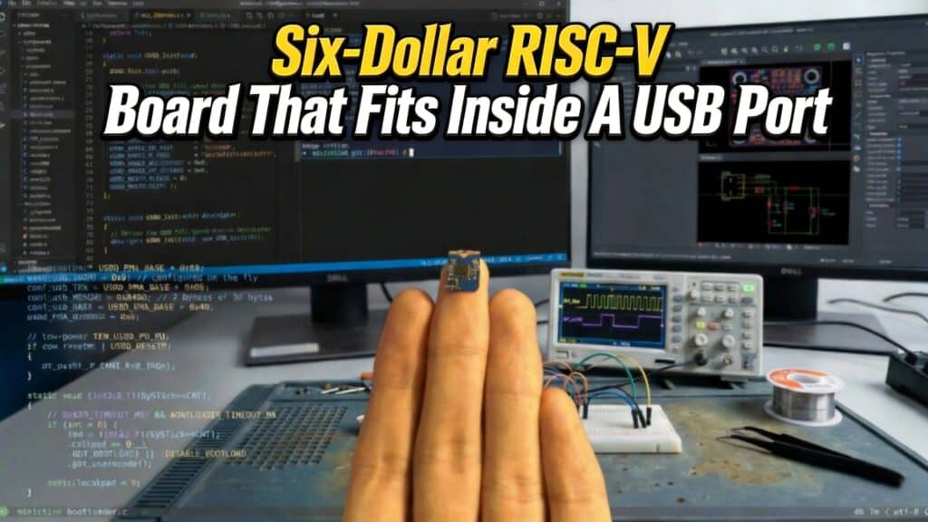 Six-Dollar RISC-V Board Fits Inside A USB Port