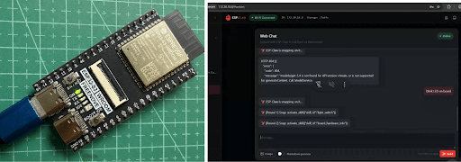 ESP claw running on MCU