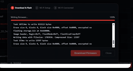 Flashing firmware for Esp-Claw