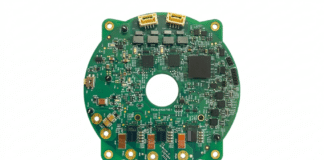 48 V Robot Joint Motor Control TI TIDA-010979 circular PCB reference design for 48V robot joint motor control